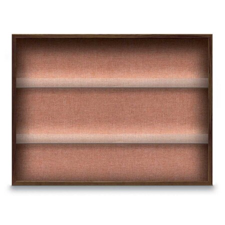United Visual Products Outdoor Enclosed Combo Board, 48"x36", Wht Frame/Blk Porc & Ultramarine UVCB4836ODW-BLKPORC-ULTMAR